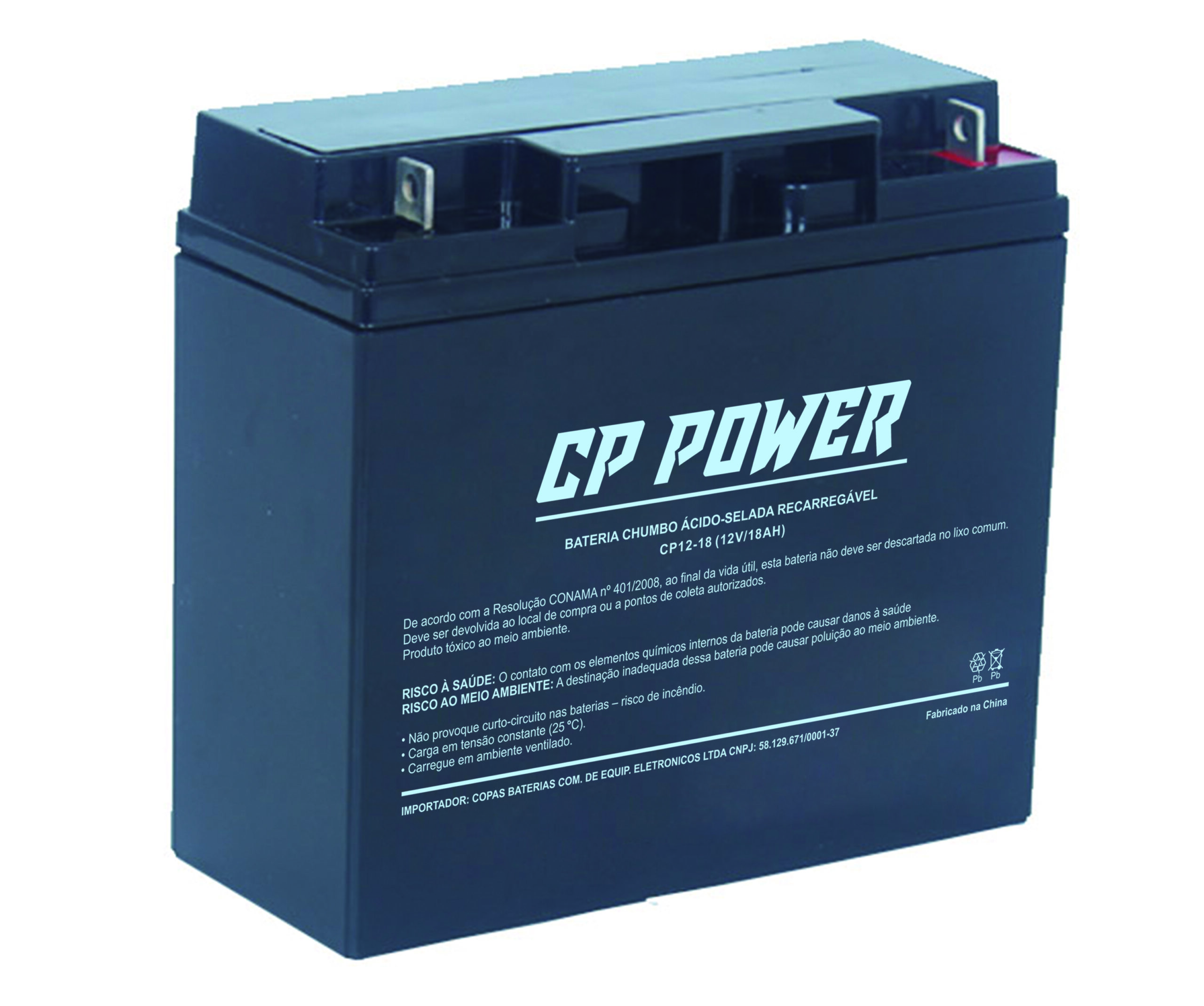 BATERIA SELADA 12V-18AH