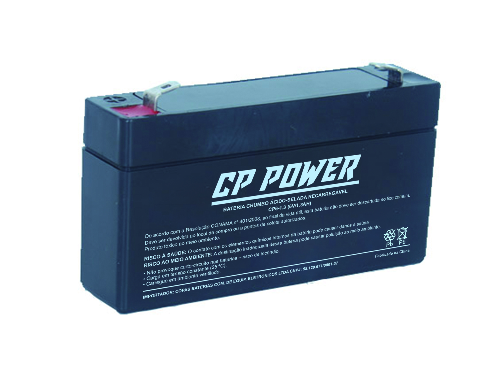 BATERIA SELADA 6V-1.3AH