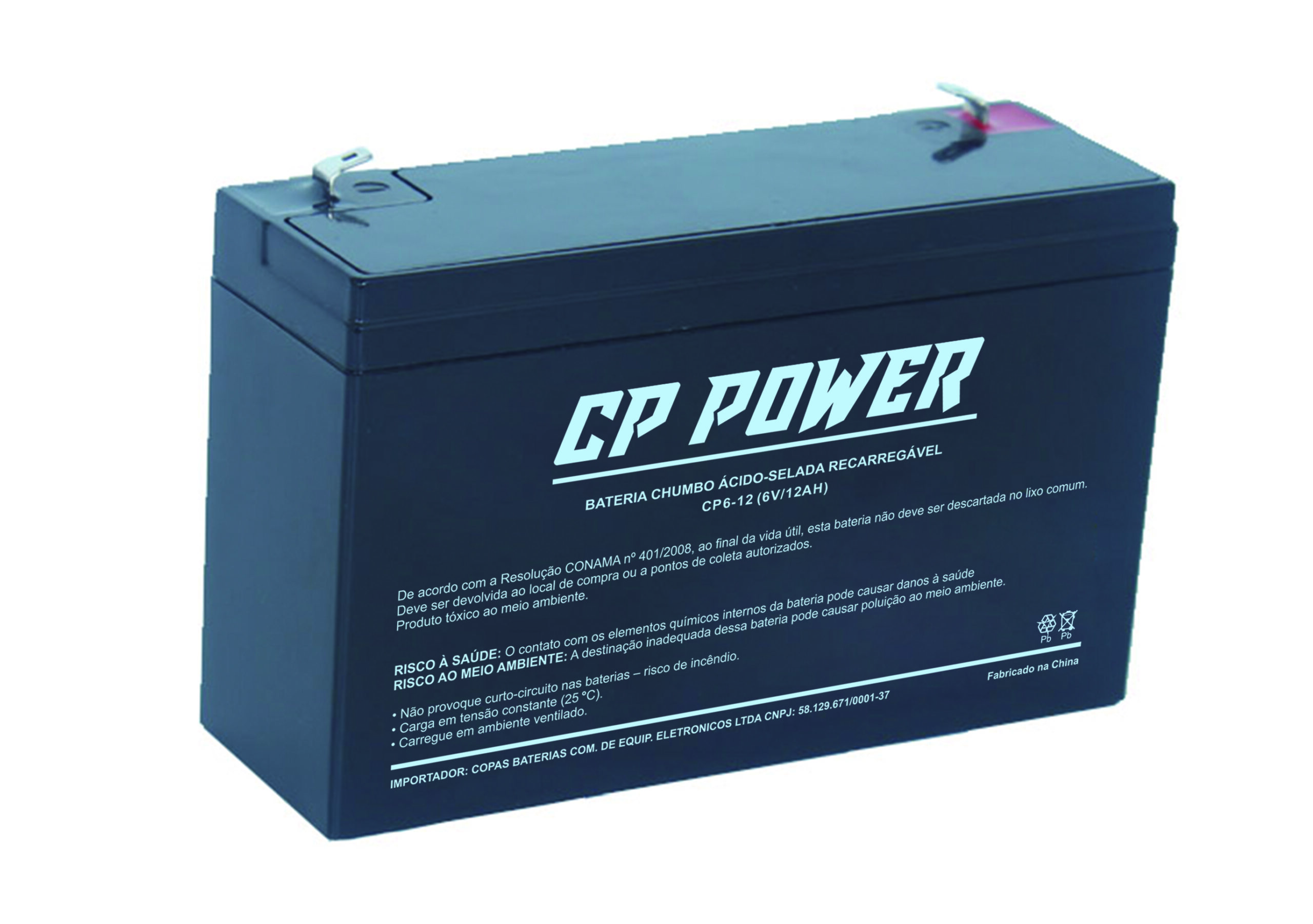 BATERIA SELADA 6V-12AH