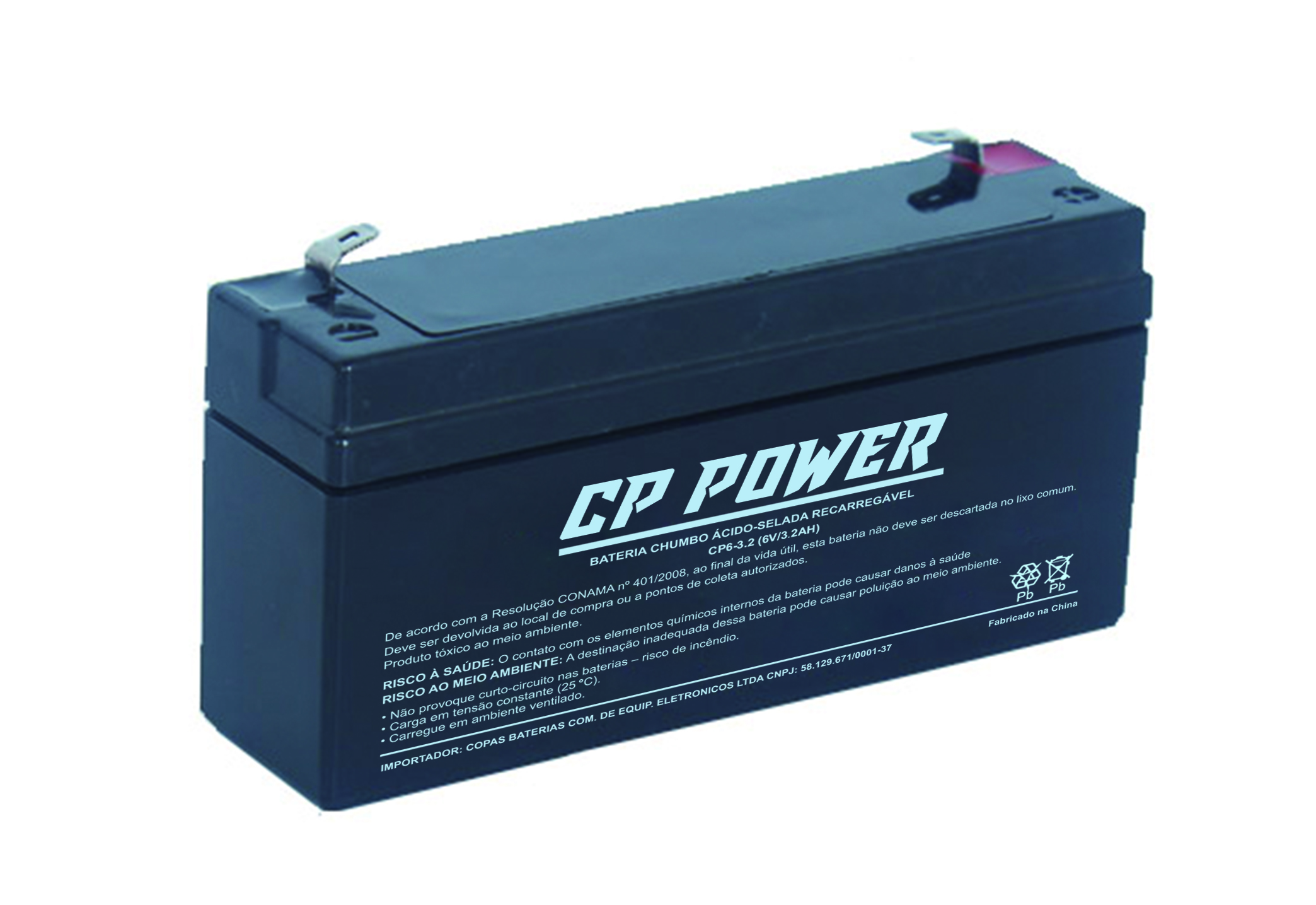 BATERIA SELADA 6V-3.2AH