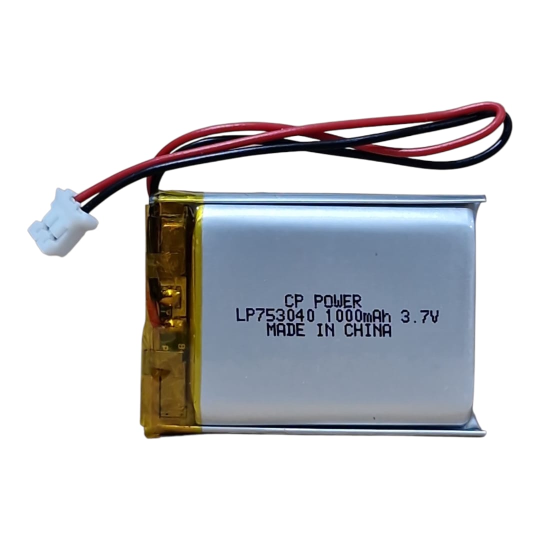 BATERIA LI-PO 753040 1000MAH 3.7V